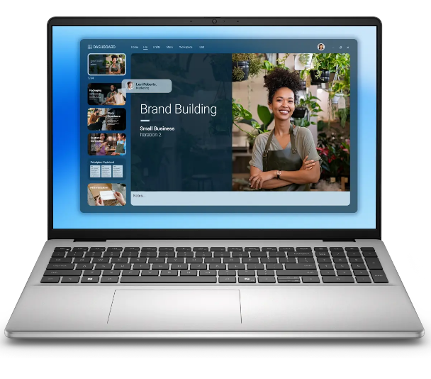 Dell 16 DC16251 Intel Core 5 120U 8GB D5 512GB SSD 16" FHD Touch Display Backlit KB Win11 Home Platinum Silver